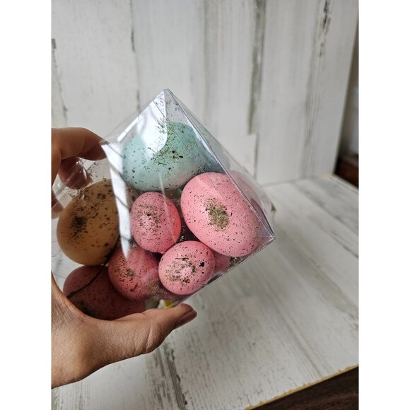 Pier 1 egg set Easter filler basket speckled decor centerpiece - Picture 4 of 5